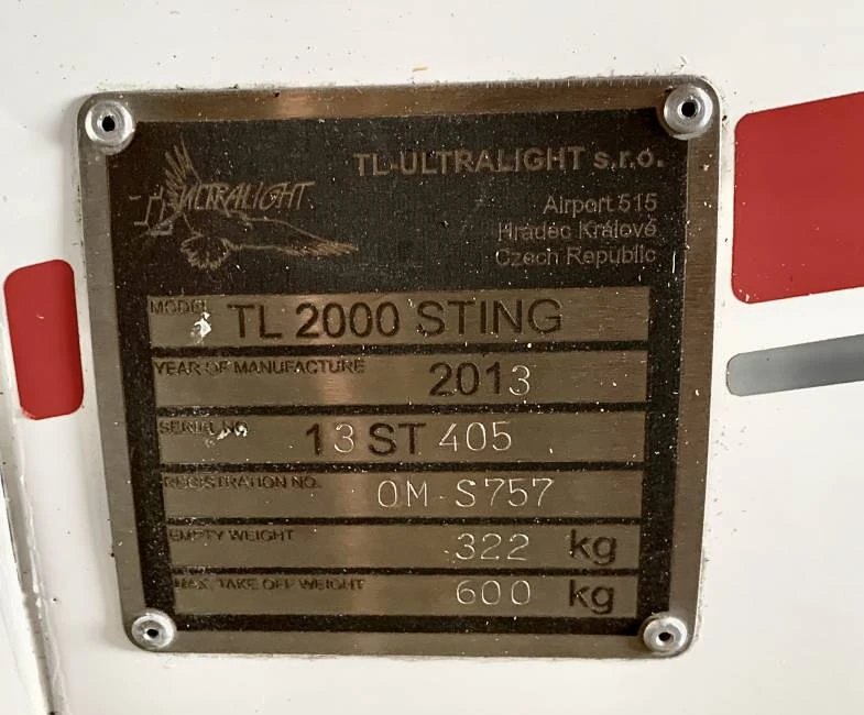 TL-Ultralight TL-2000 Sting