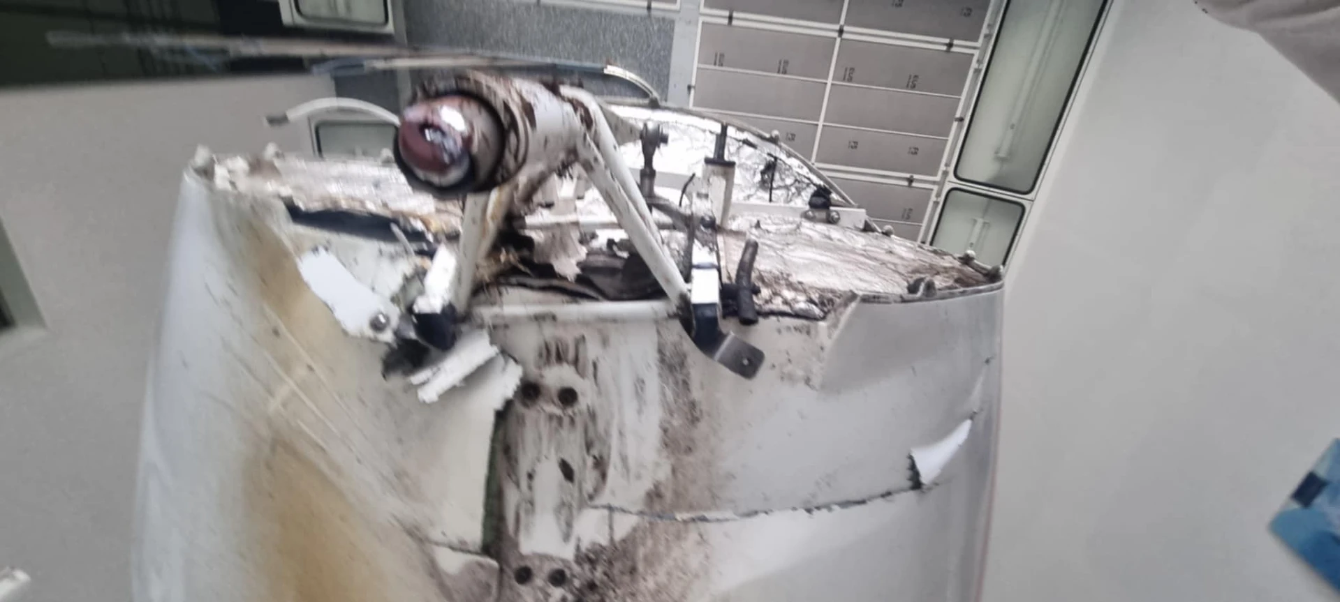Damaged CT - renovated wings